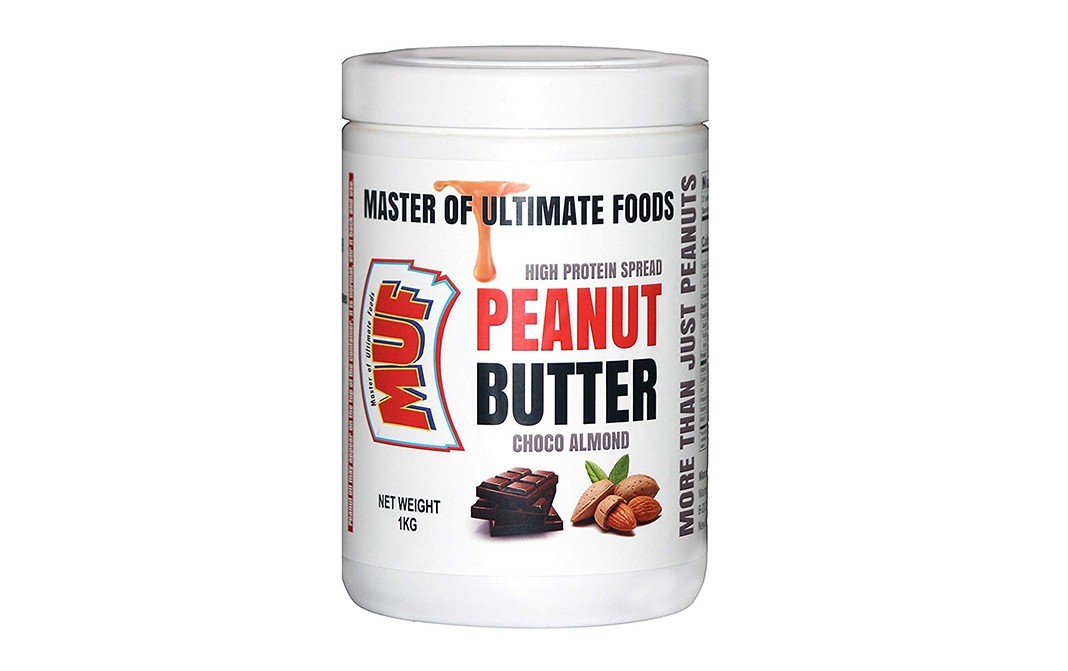 MUF Peanut Butter Choco Almond   Plastic Jar  1 kilogram